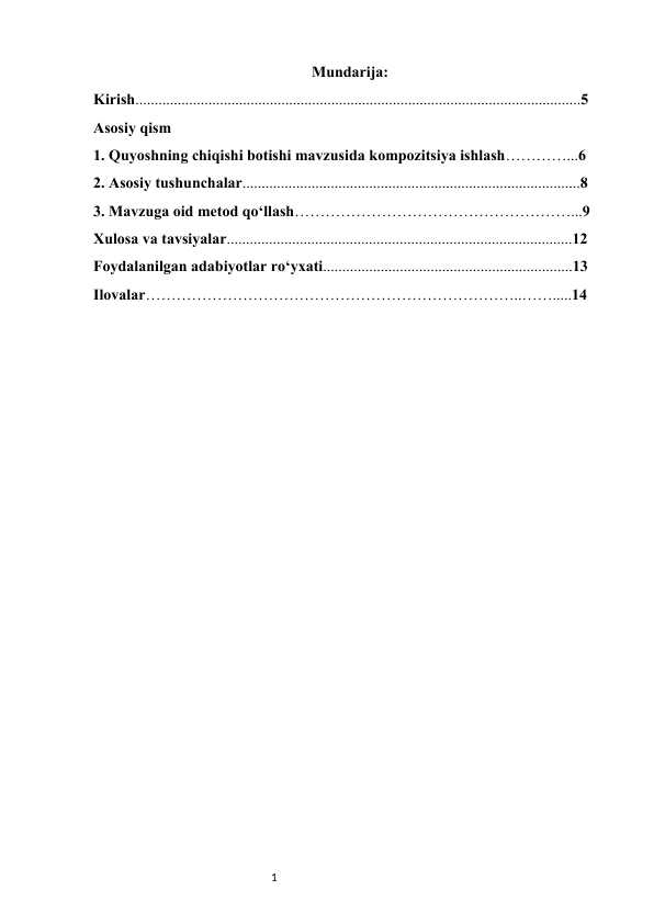 Mikrodars boshlang'ich sinf