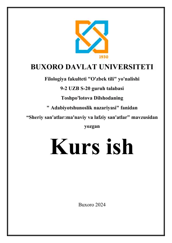 Sheriy san'atlar: ma'naviy va lafziy san'atlar