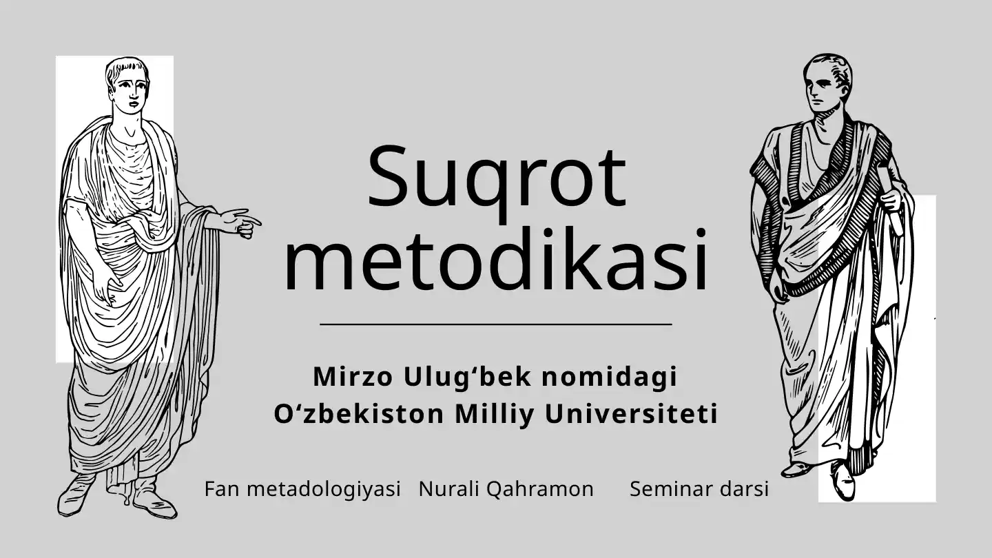 Suqrot metodikasi