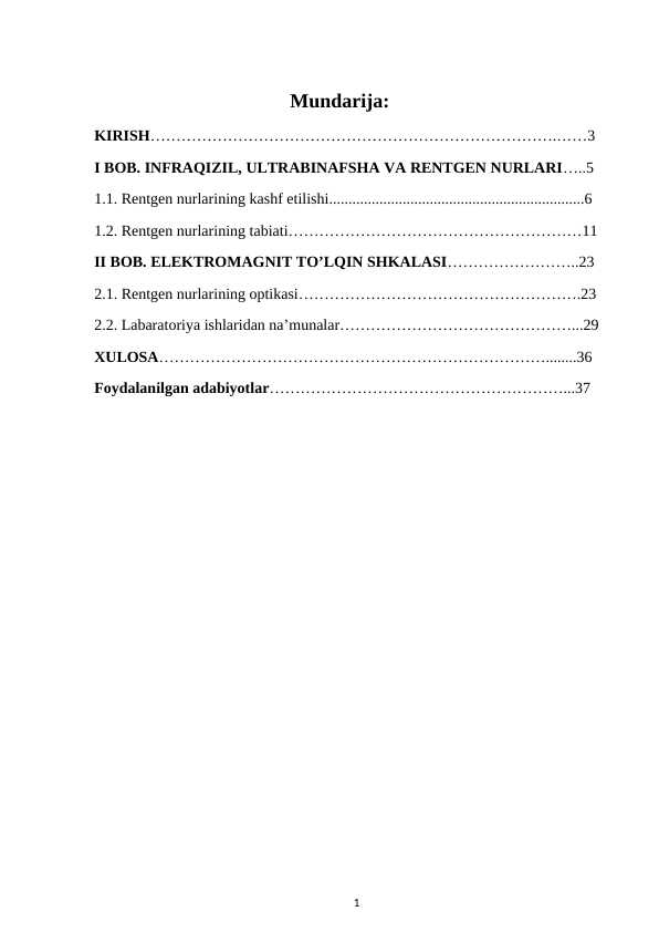 Elektromagnit to’lqinlarning ko’ndalangligi