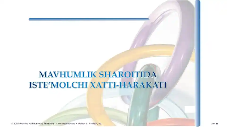 Mavhumlik va iste'molchilarning xatti-harakati