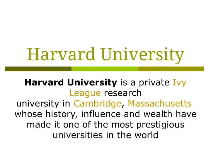 Harvard University