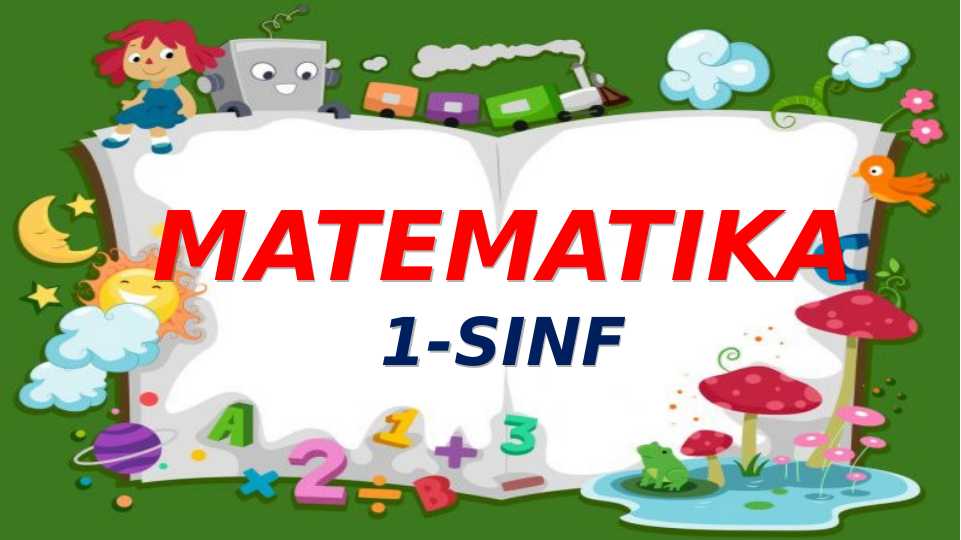 1-sinf matematika 11 dan 20 gacha bo‘lgan sonlar