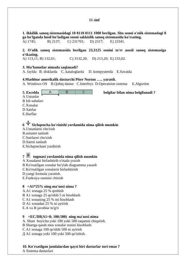 11-sinf-informatika-test-1