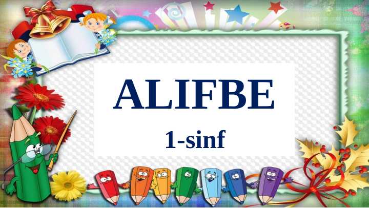 Alifbe 1-sinf Kk harfi 1-sinf