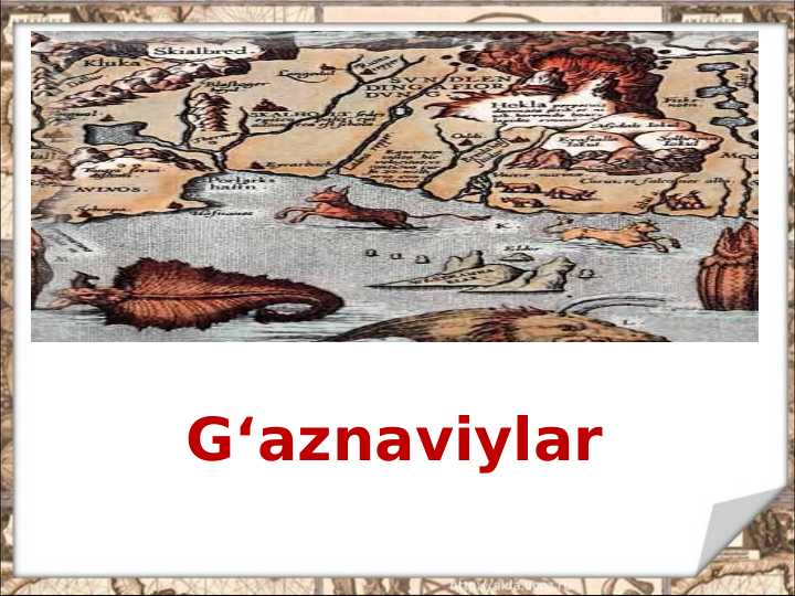 G‘aznaviylar