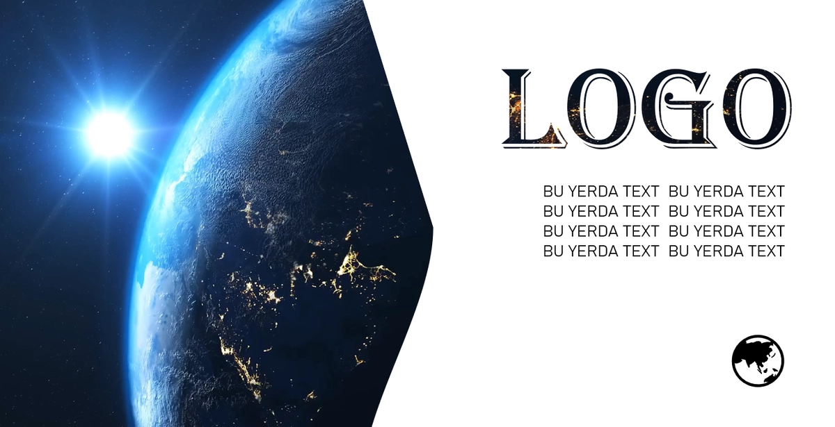 Yer sayyorasi misolida 1 sahifali reklama taqdimoti