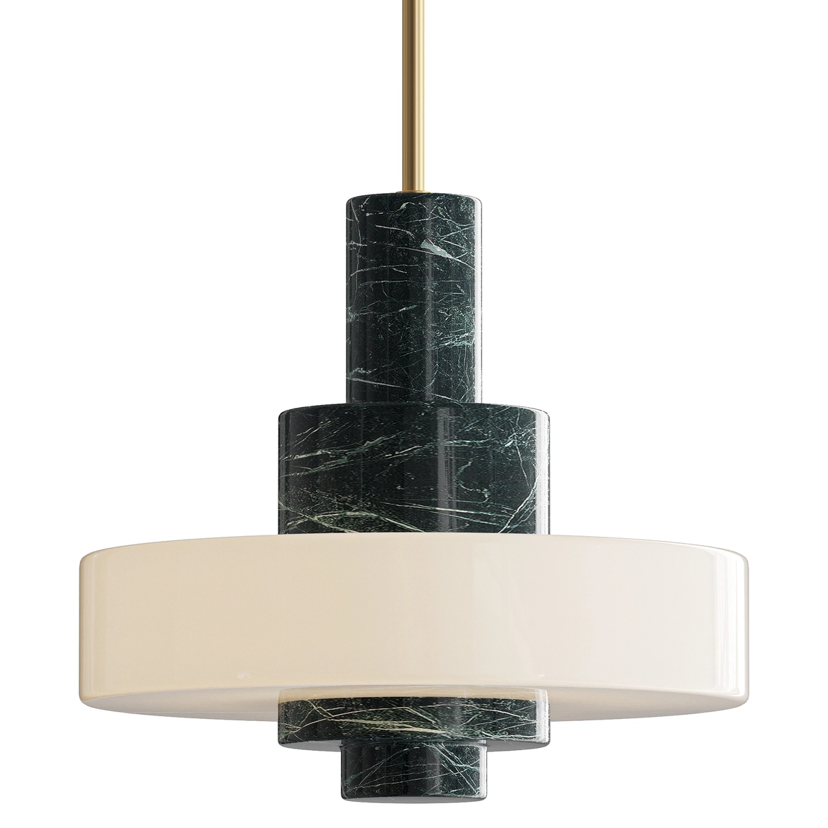 Mercury Green Marble Pendant Lamp
