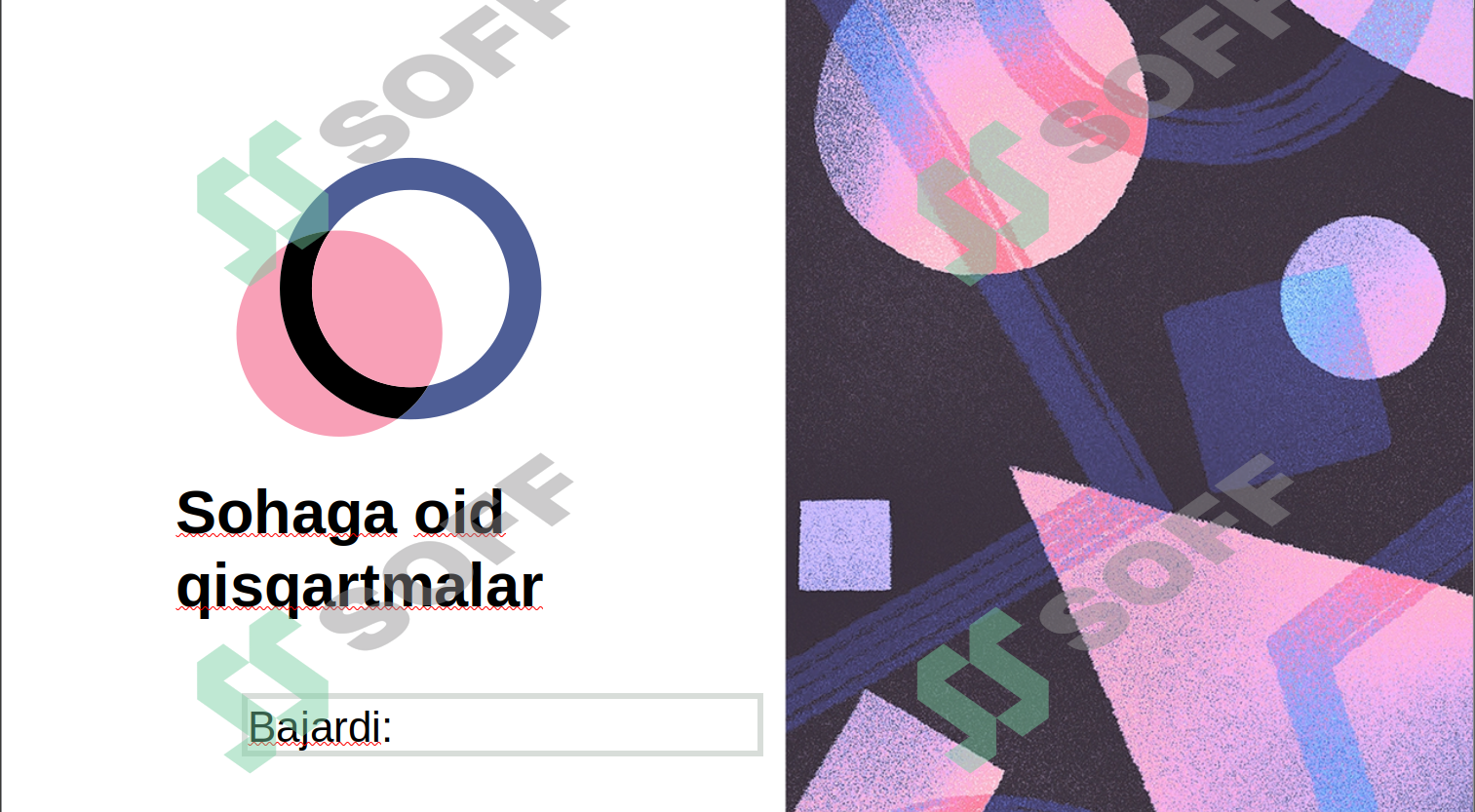 Sohaga oid qisqartmalar pedagogika