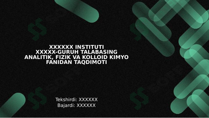 Kuchli elektrolitlarning elektr o'tkazuvchanligi