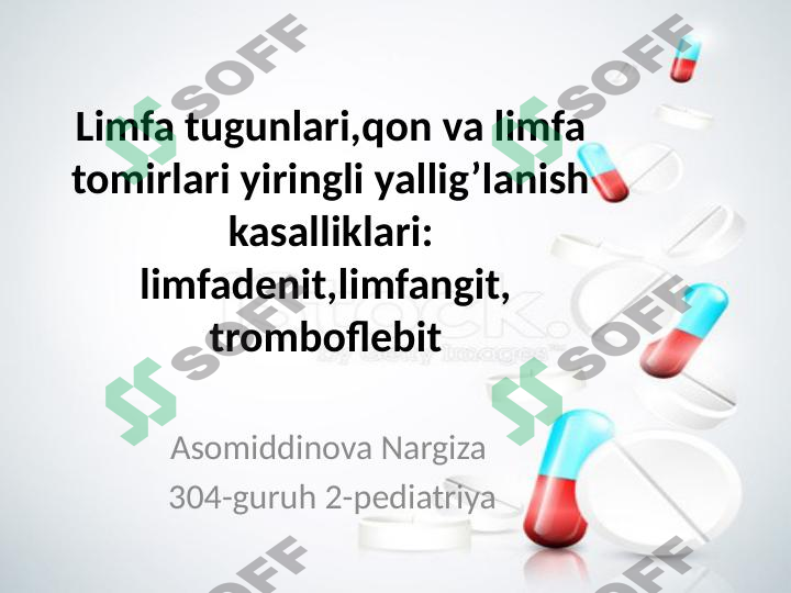 Limfa tugunlari limfa va qon tomirlari