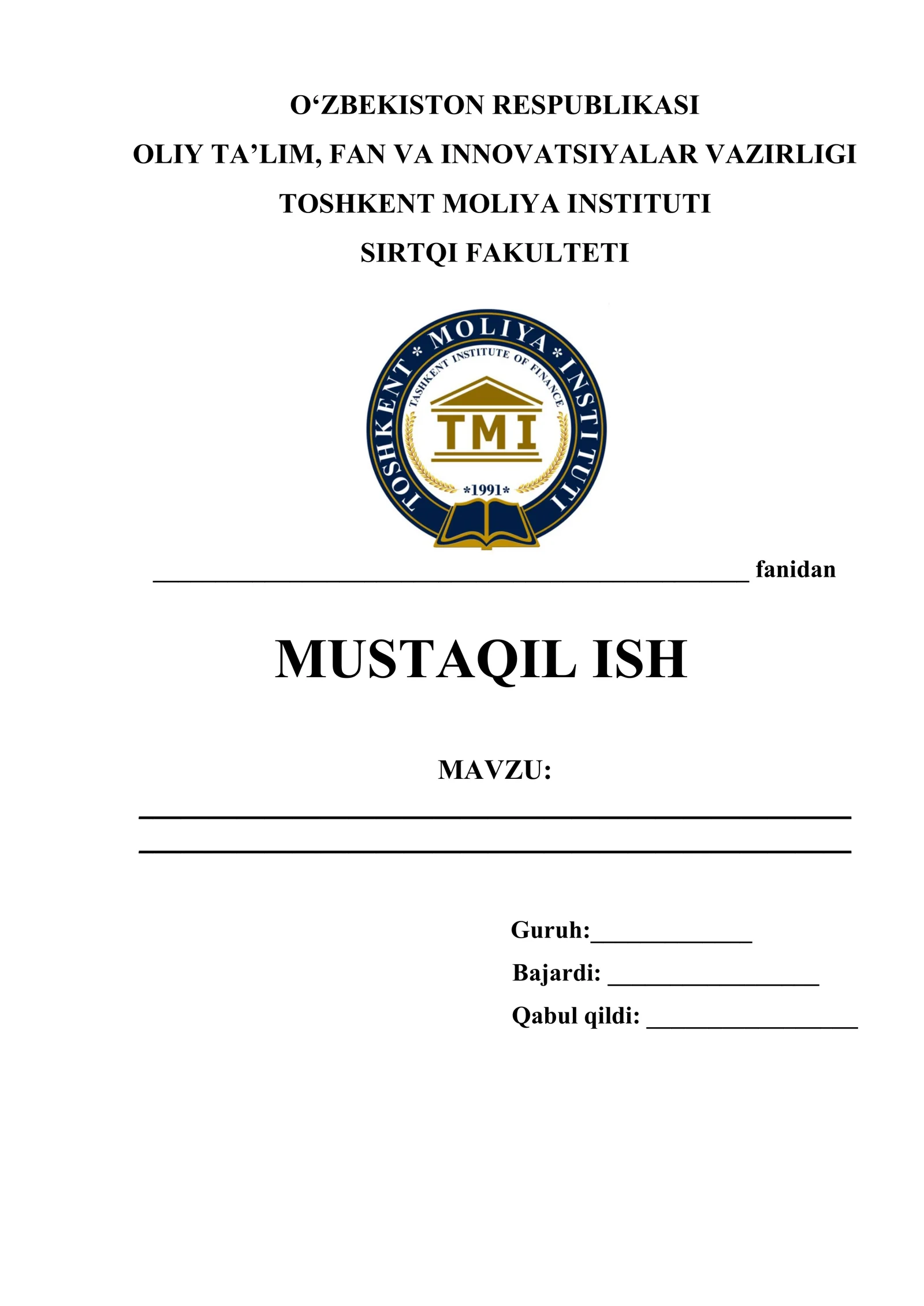 Investitsiya risklari va ularni pasaytirish yo’llari
