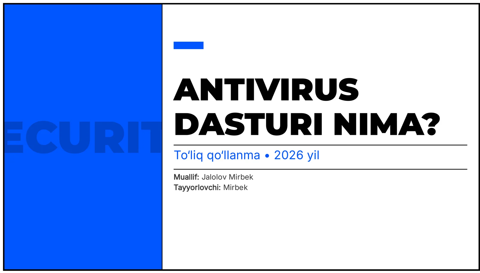ANTIVIRUS