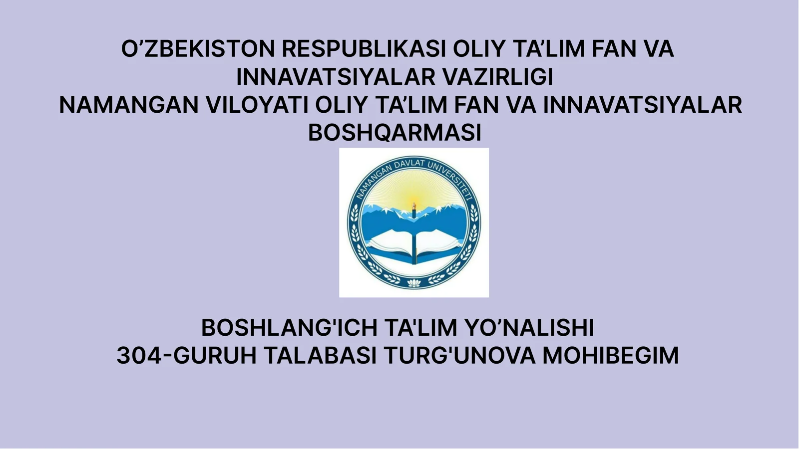 Kreativ Oʻqituvchi