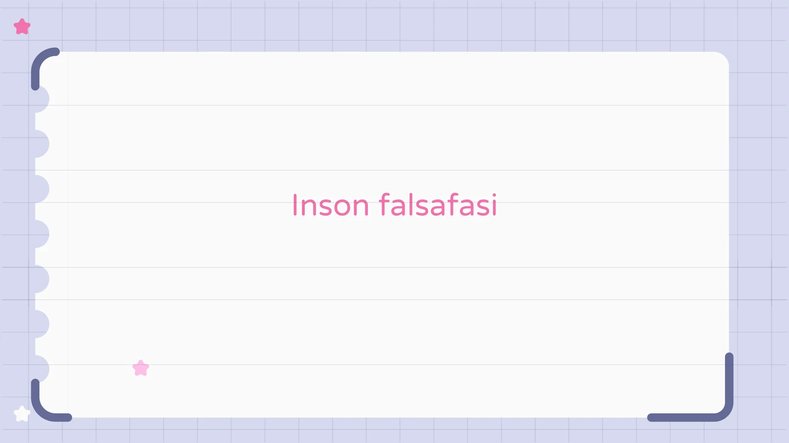 Inson falsafasi