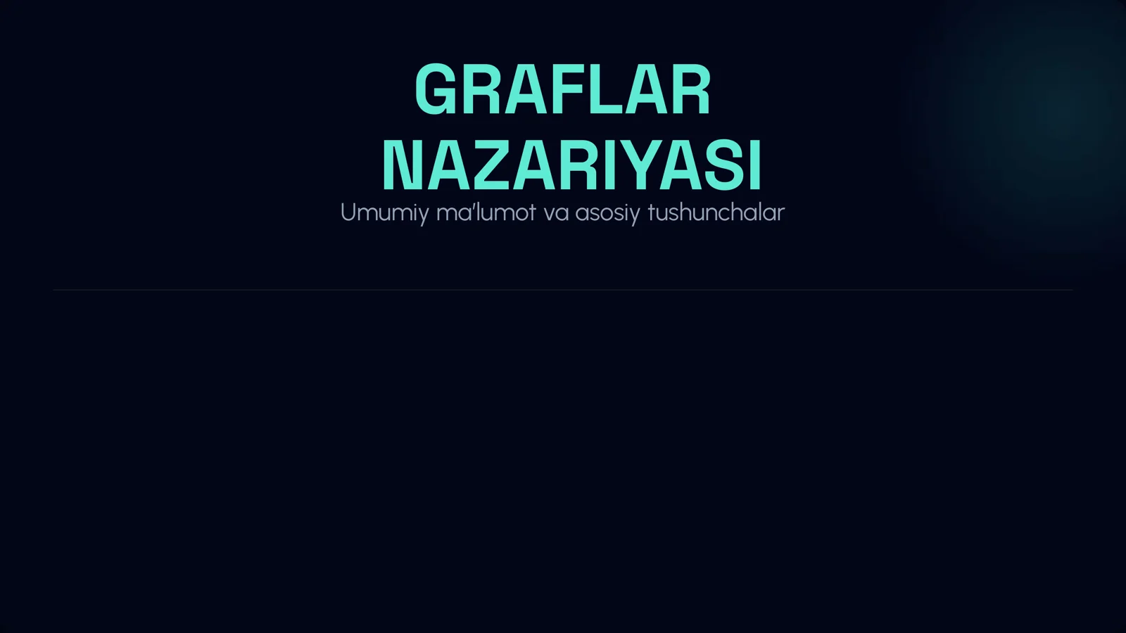 GRAFLAR NAZARIYASI