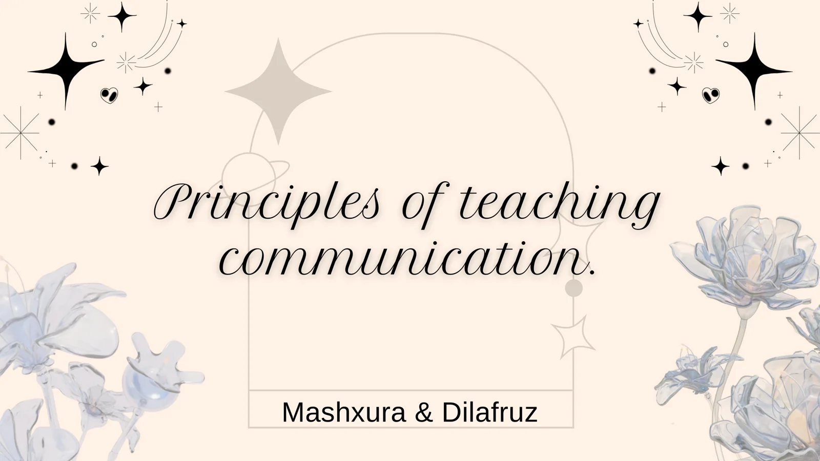 prinsiple of teaching communication