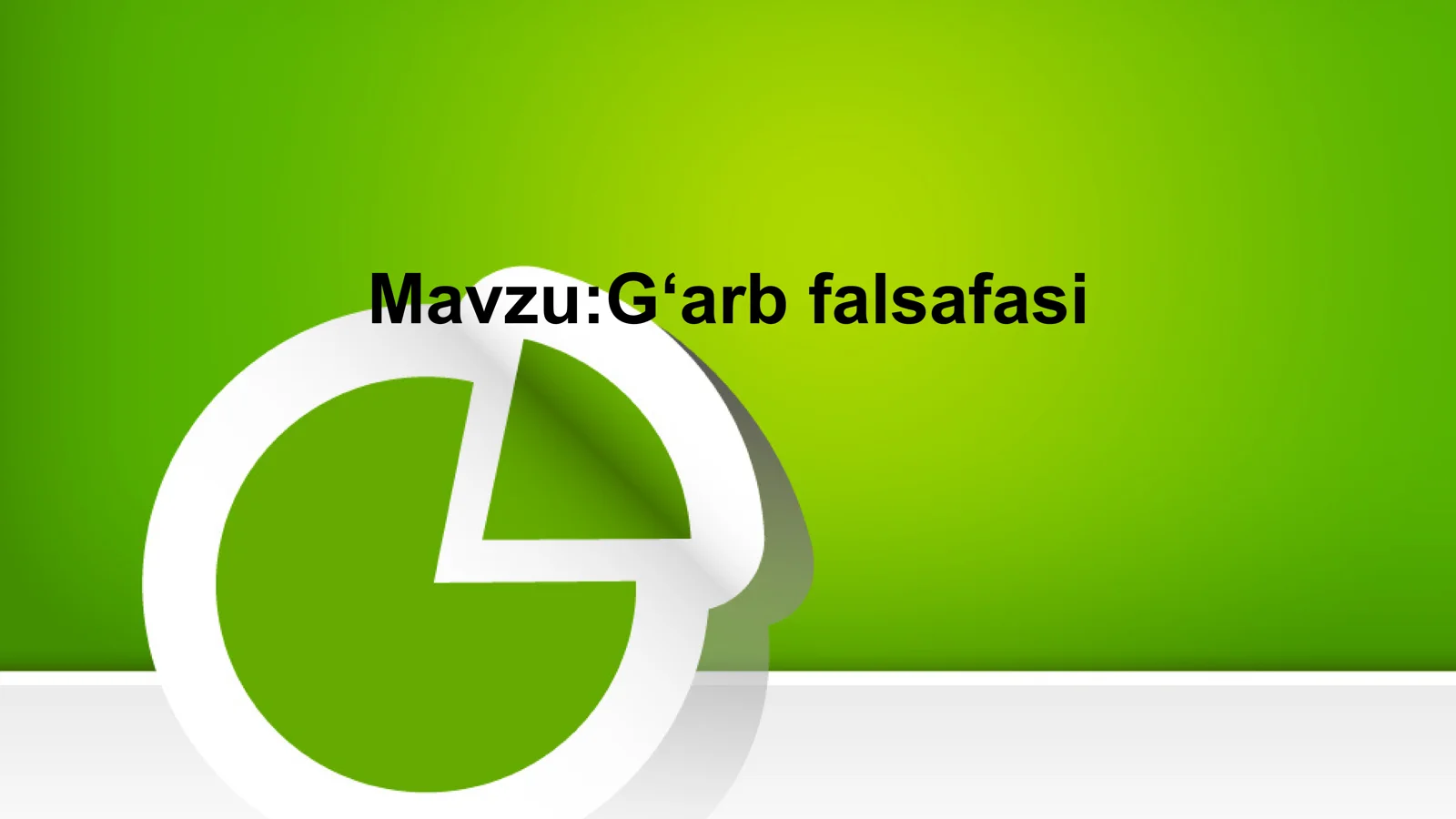 Gʻarb falsafasi