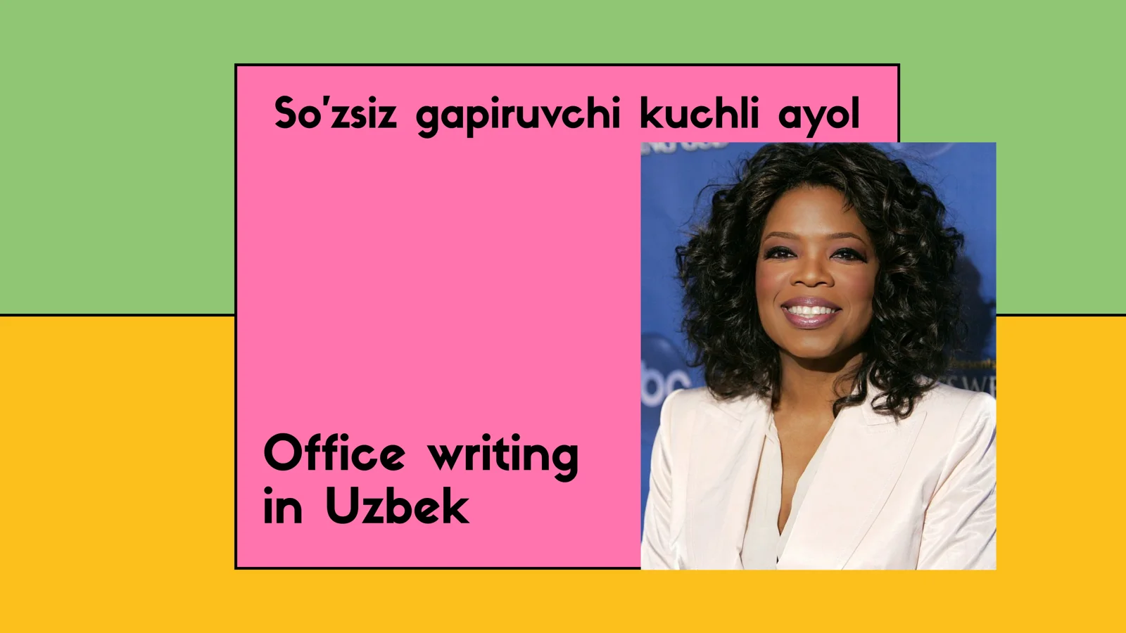So'zsiz gapiruvchi kuchli ayol