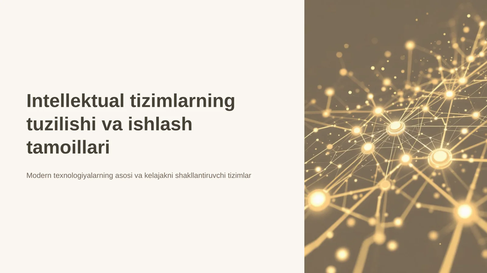 Intellektual tizimlar
