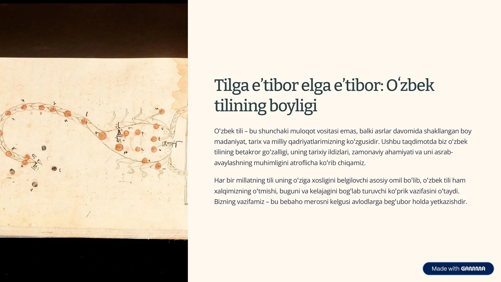 Tilga eʼtibor elga eʼtibor