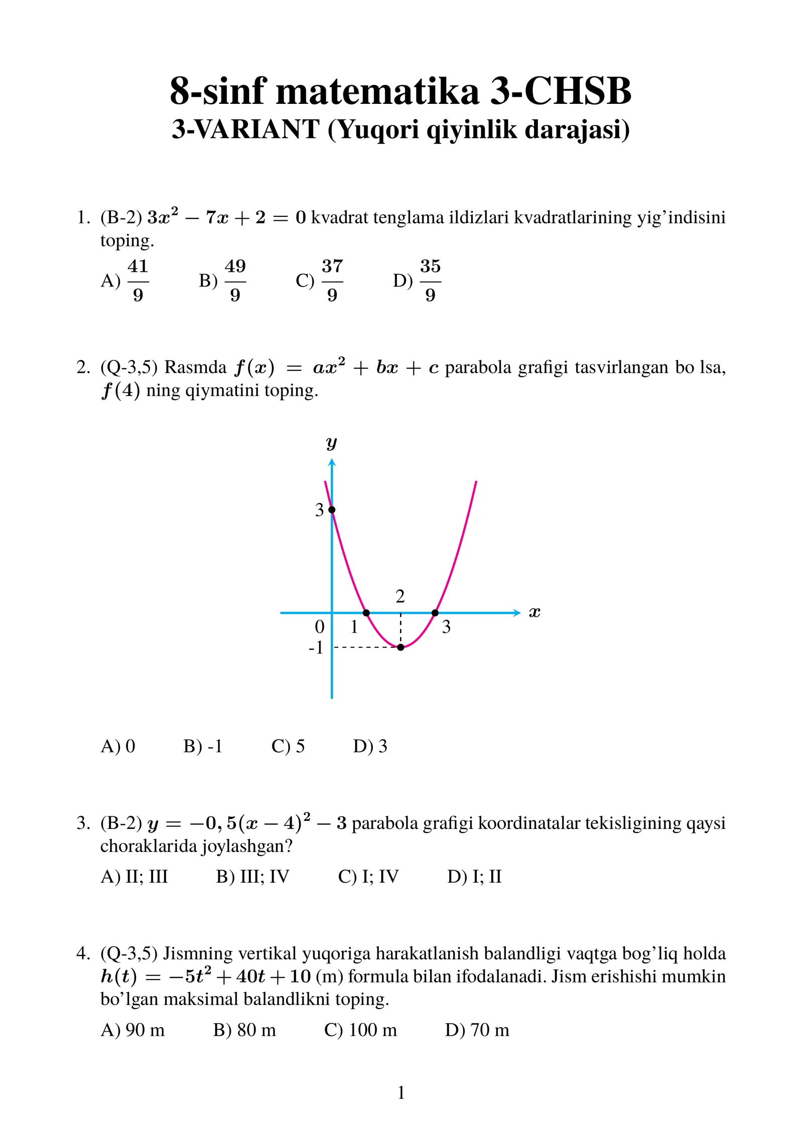 8-sinf matematika 3-CHSB