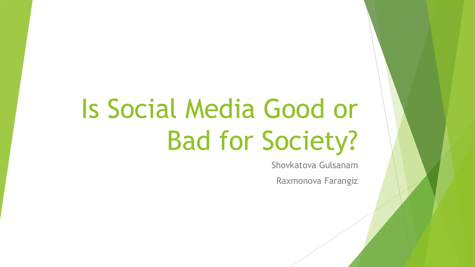 Is Social Media Good or Bad for Society?