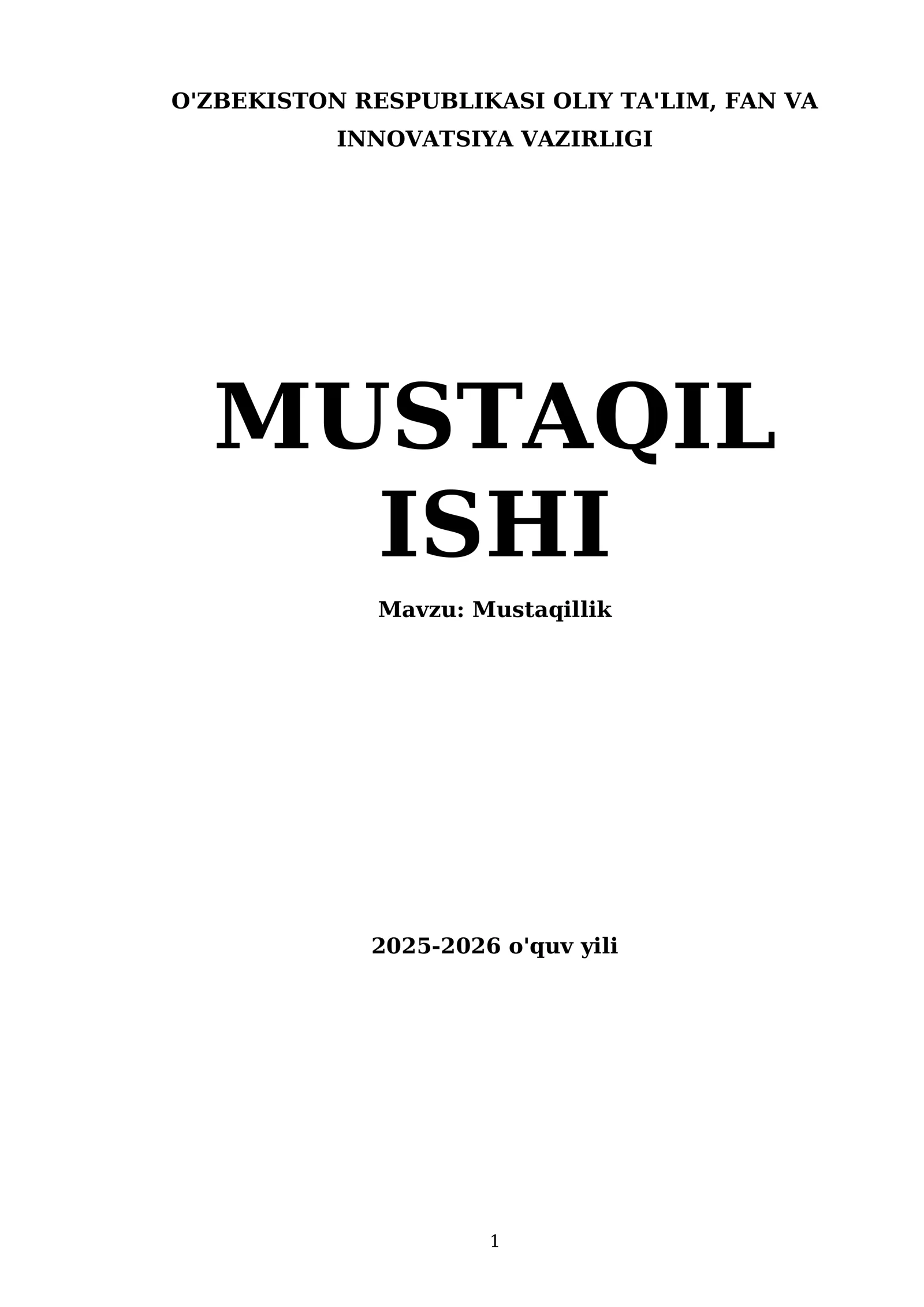 Mustaqillik