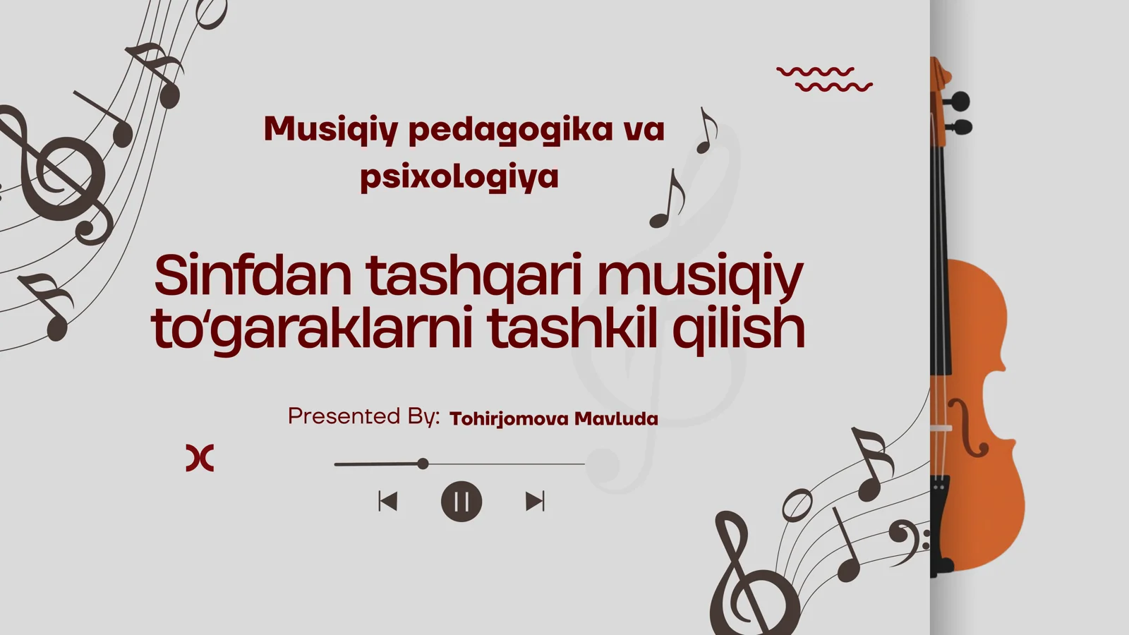 Musiqiy to‘garaklar va psixologiya