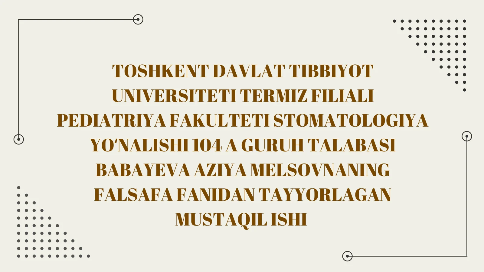 SHARQ VA G'ARB FALSAFASIDA INSON MASALASI. AXLOQNING UMINSONIY, MINTAQAVIY VA MILLIY XUSUSIYATLARI.TABIATN O'RGANISHGA OID QARASHLAR TARIXI. RIM KLUBI FAOLIYATINING FALSAFIY TAHLI