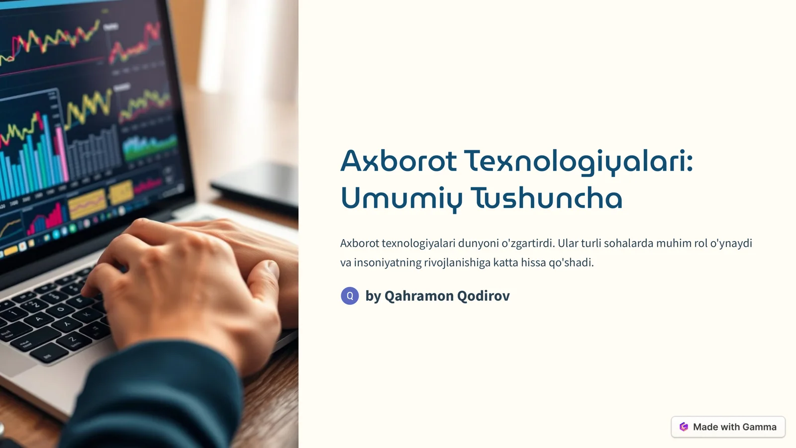 Axborot Texnologiyalari
