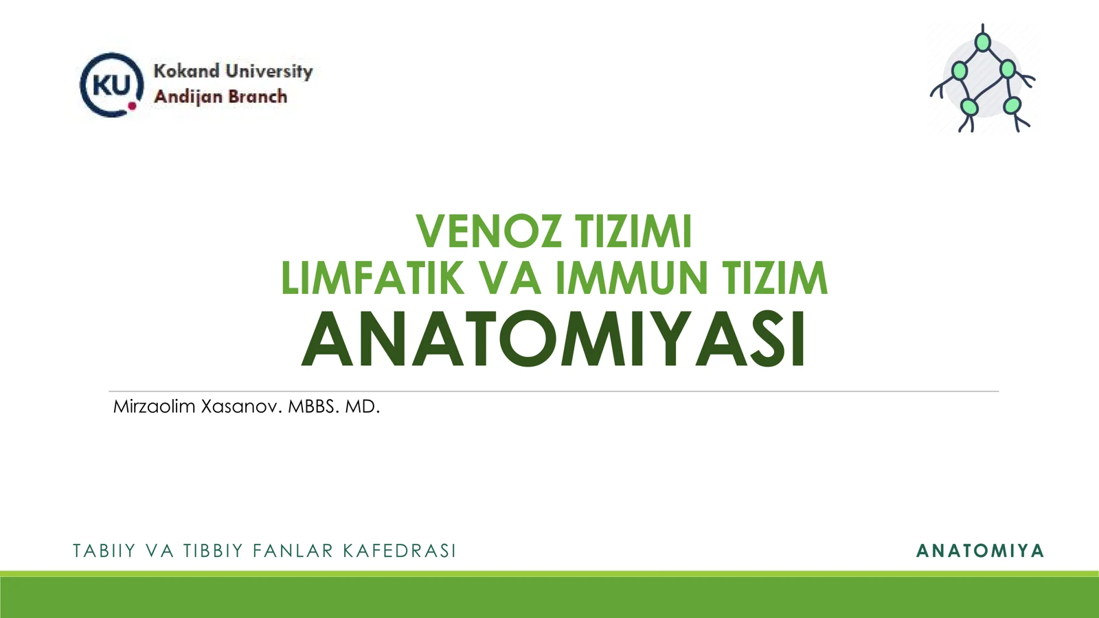 VENOZ TIZIMI