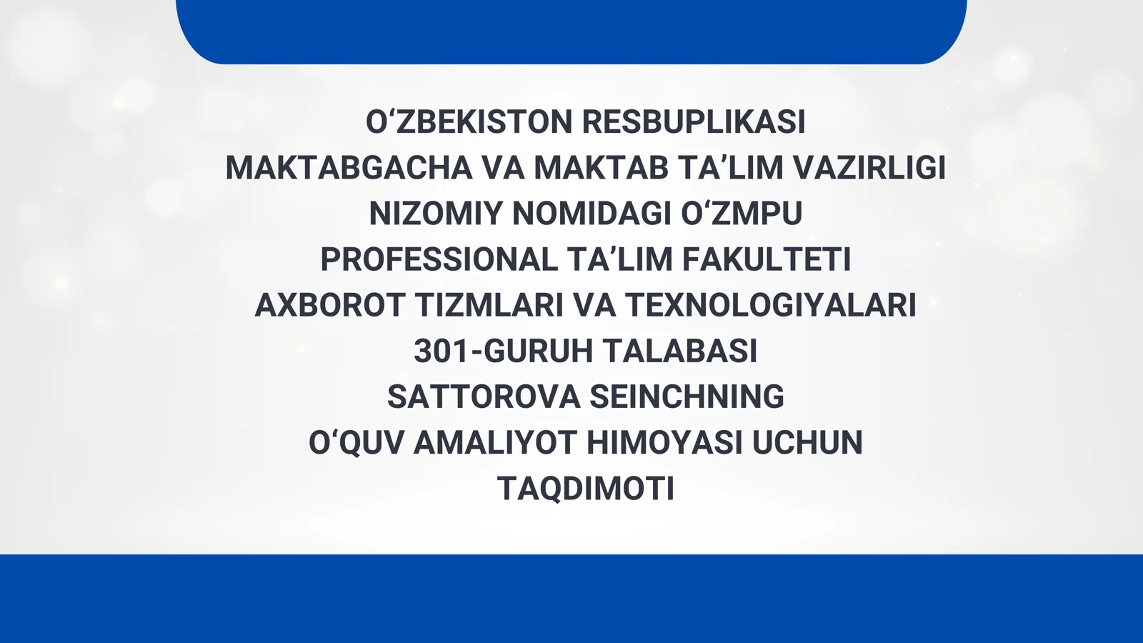 TEXNALOGIYA VA HTML TILI