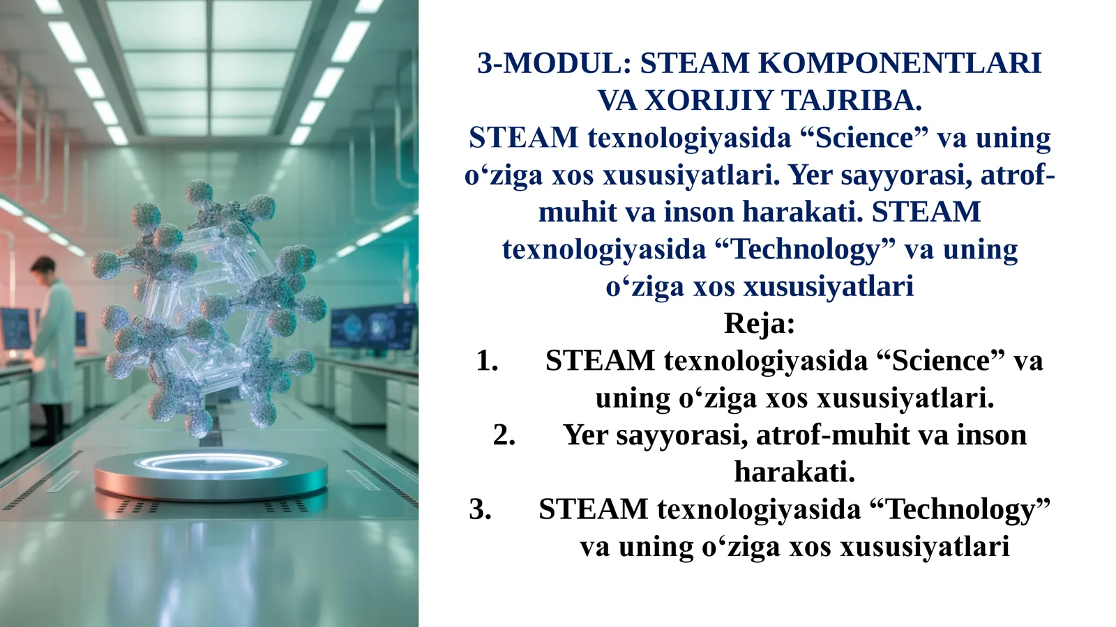 STEAM KOMPONENTLARI VA XORIJIY TAJRIBA