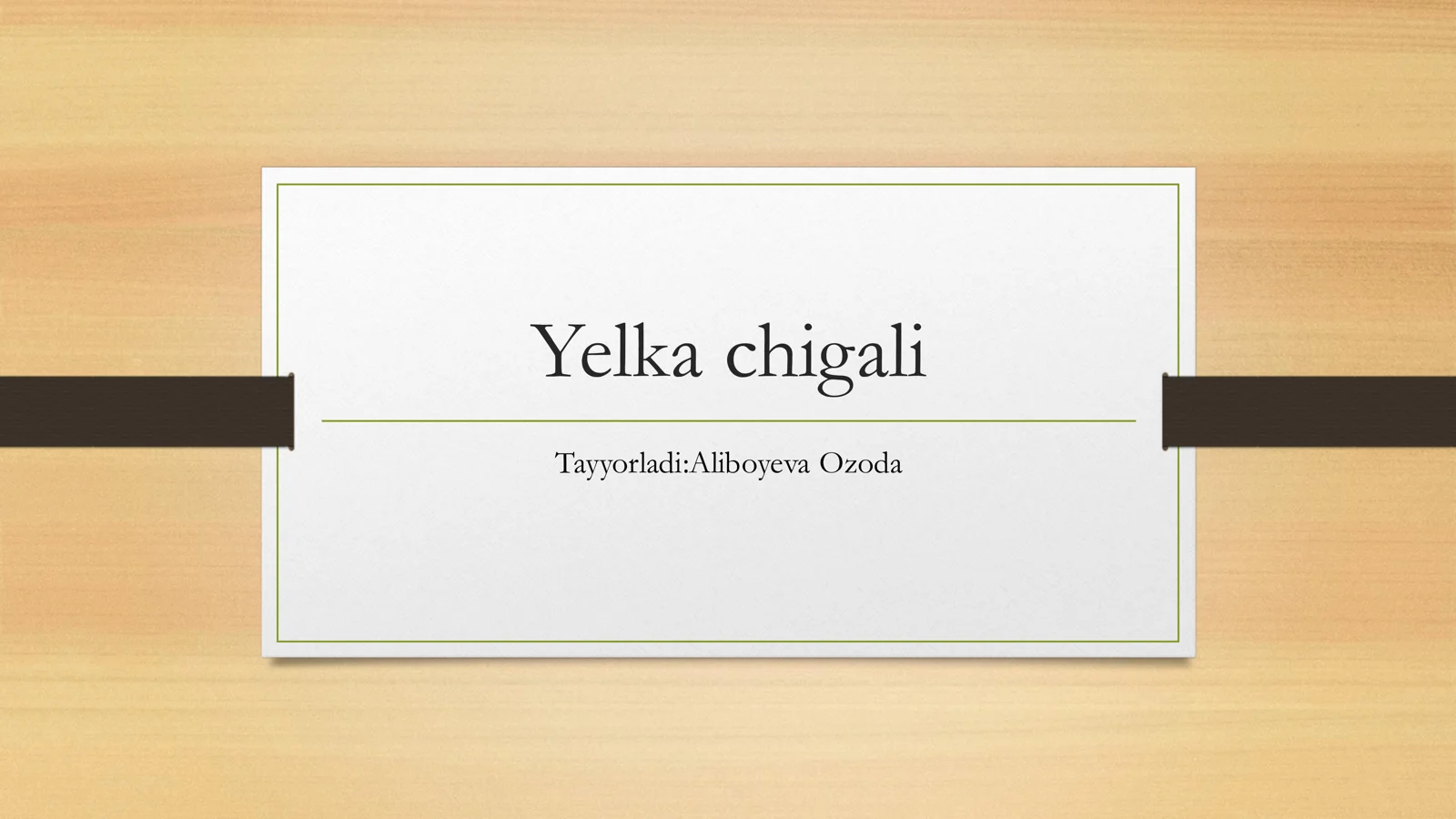 YELKA CHIGALI PLЕKSOPATIYASI