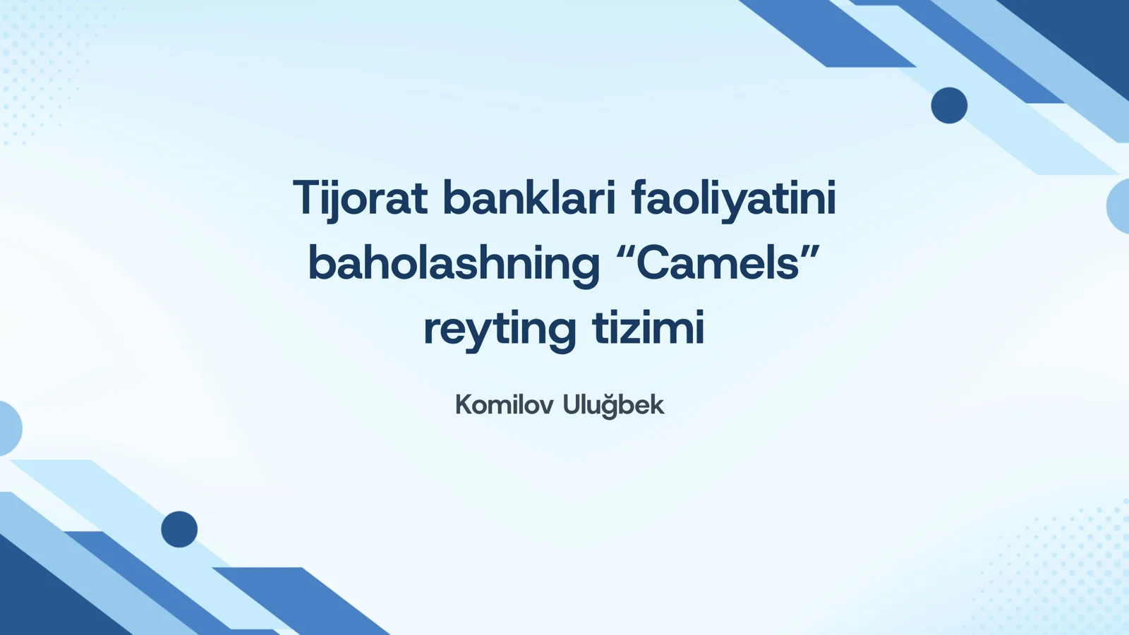 Camels tizimi