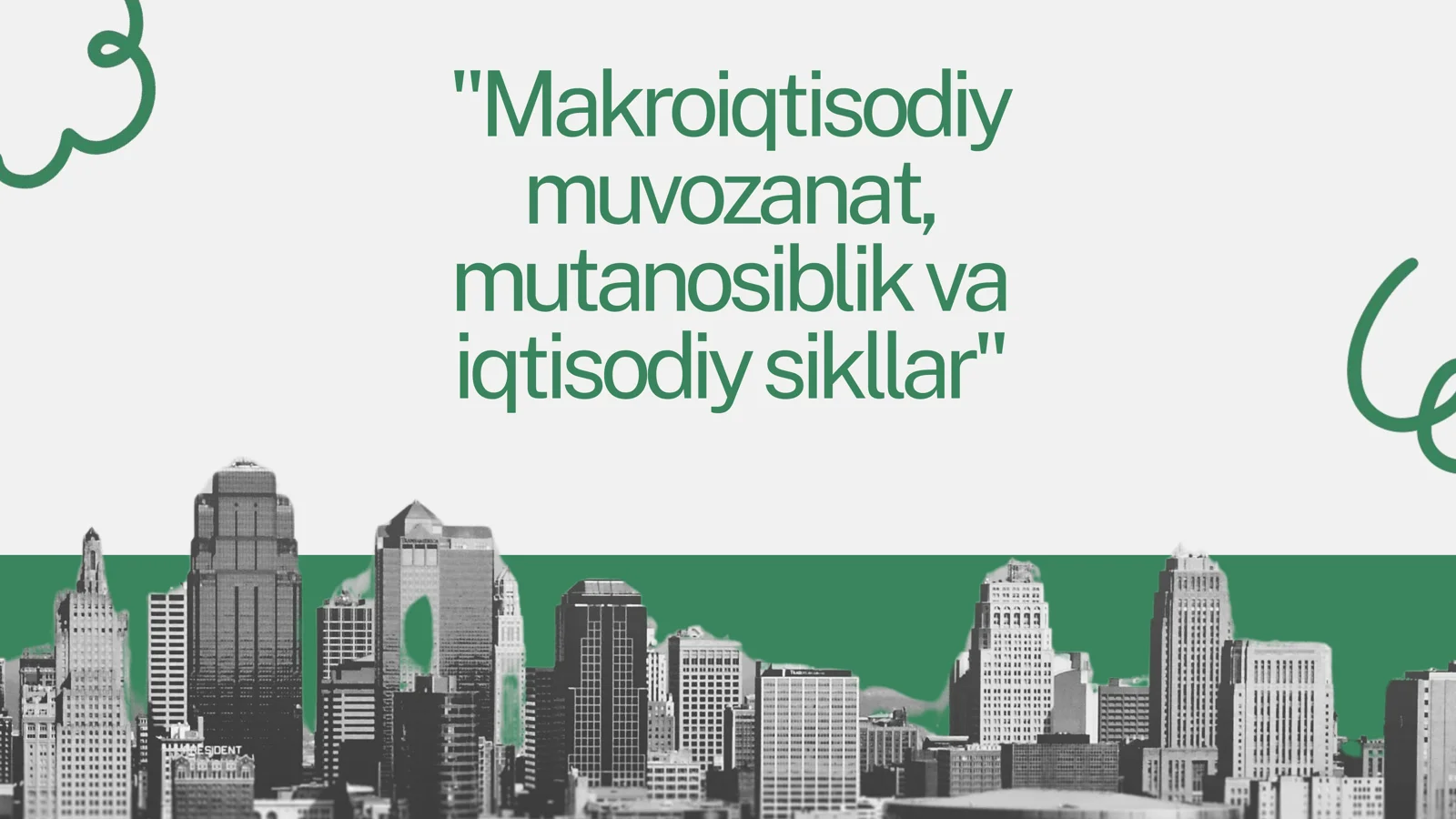 Makroiqtisodiy muvozanat, mutanosiblik va iqtisodiy sikllar