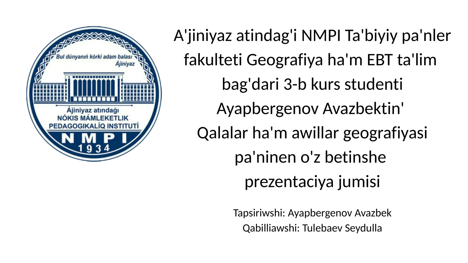 Jizzax viloyatining shaharlariga tavsif