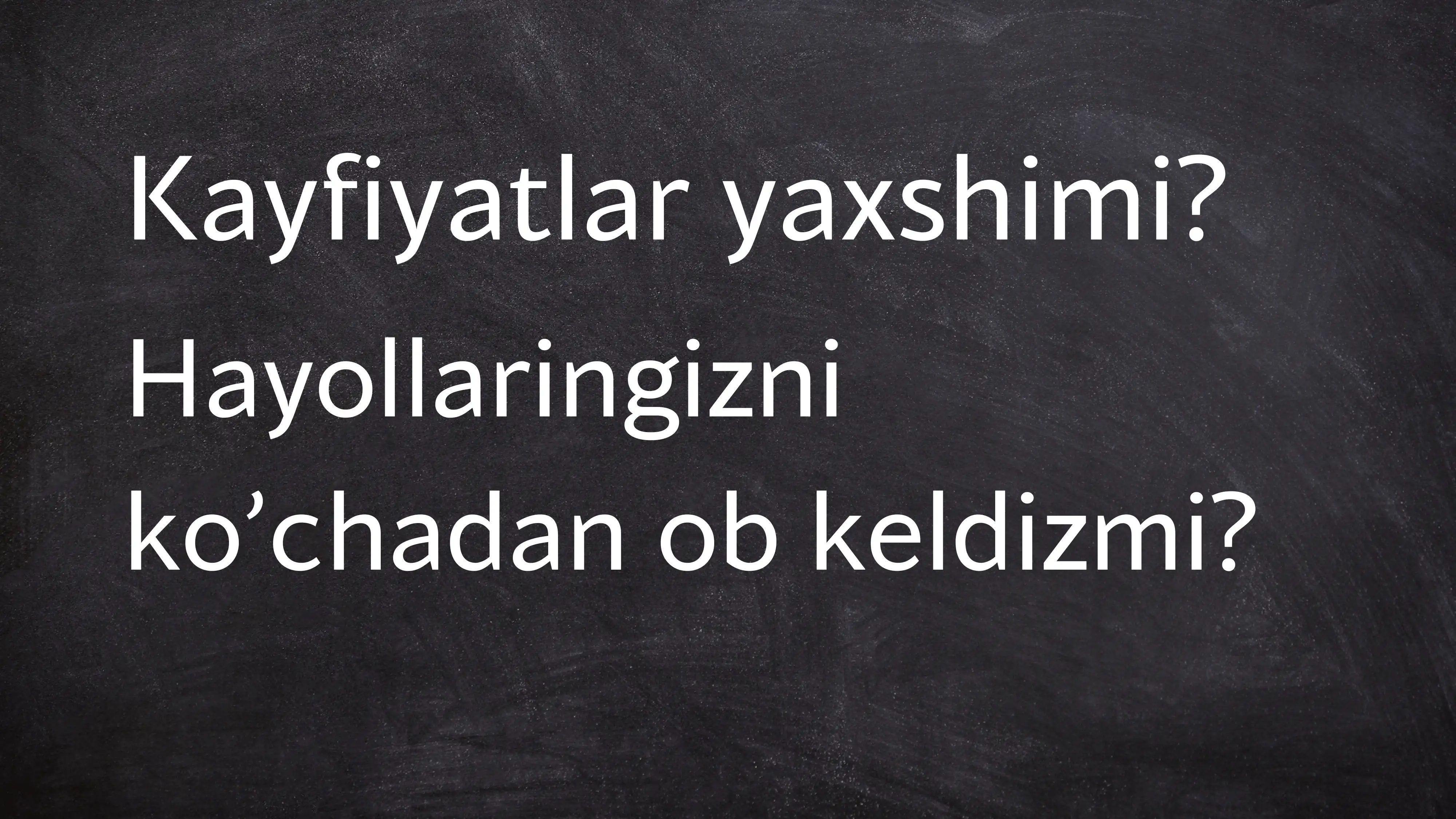 Hayotingizni o’zgartiradigan odatlar