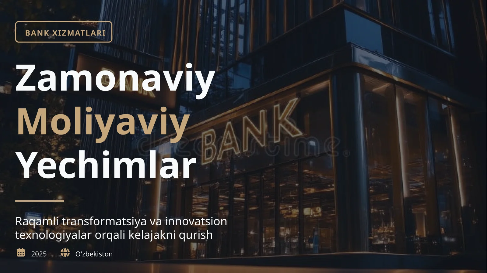 BANK XIZMATLARI