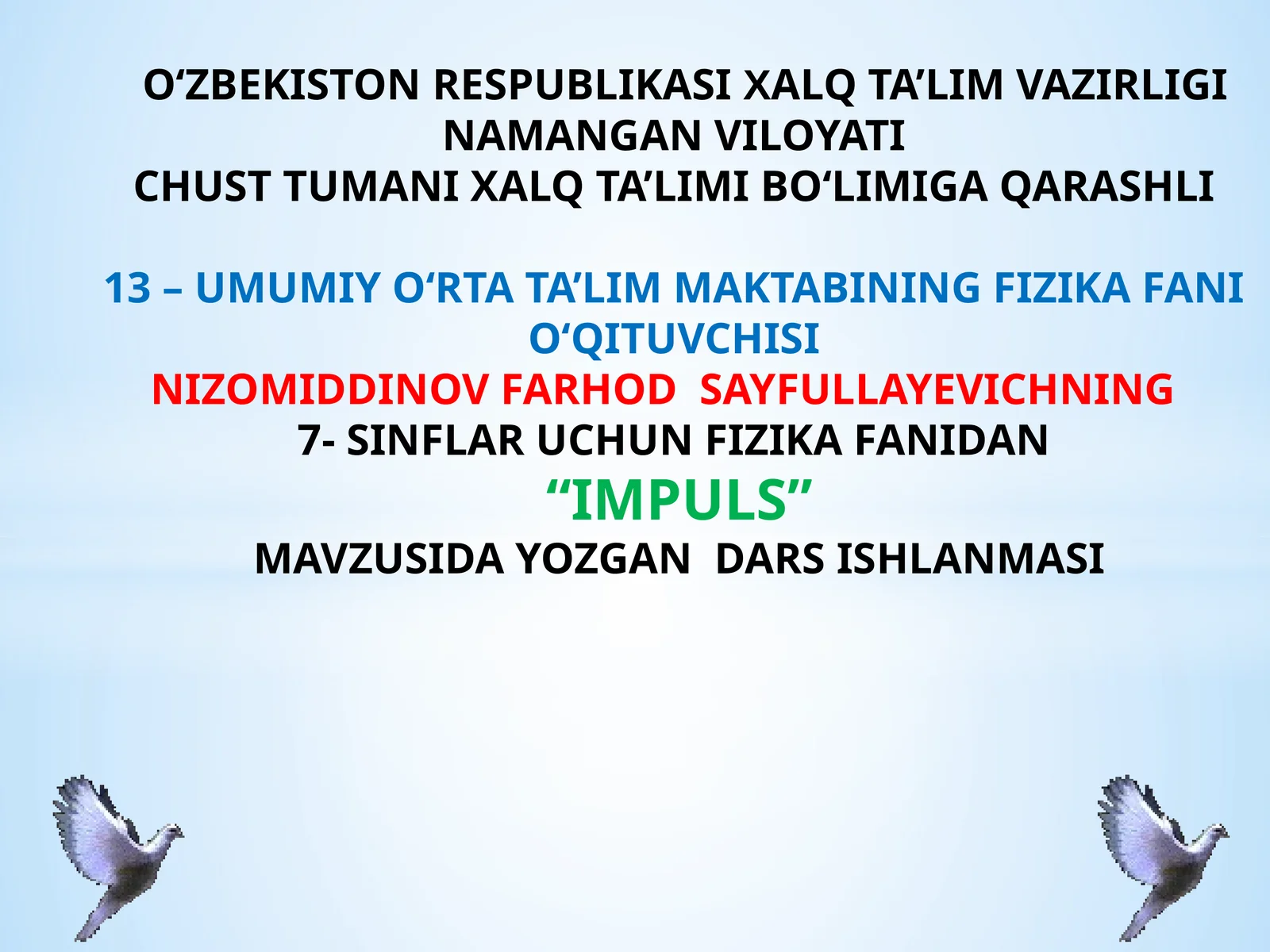 36§.Impuls