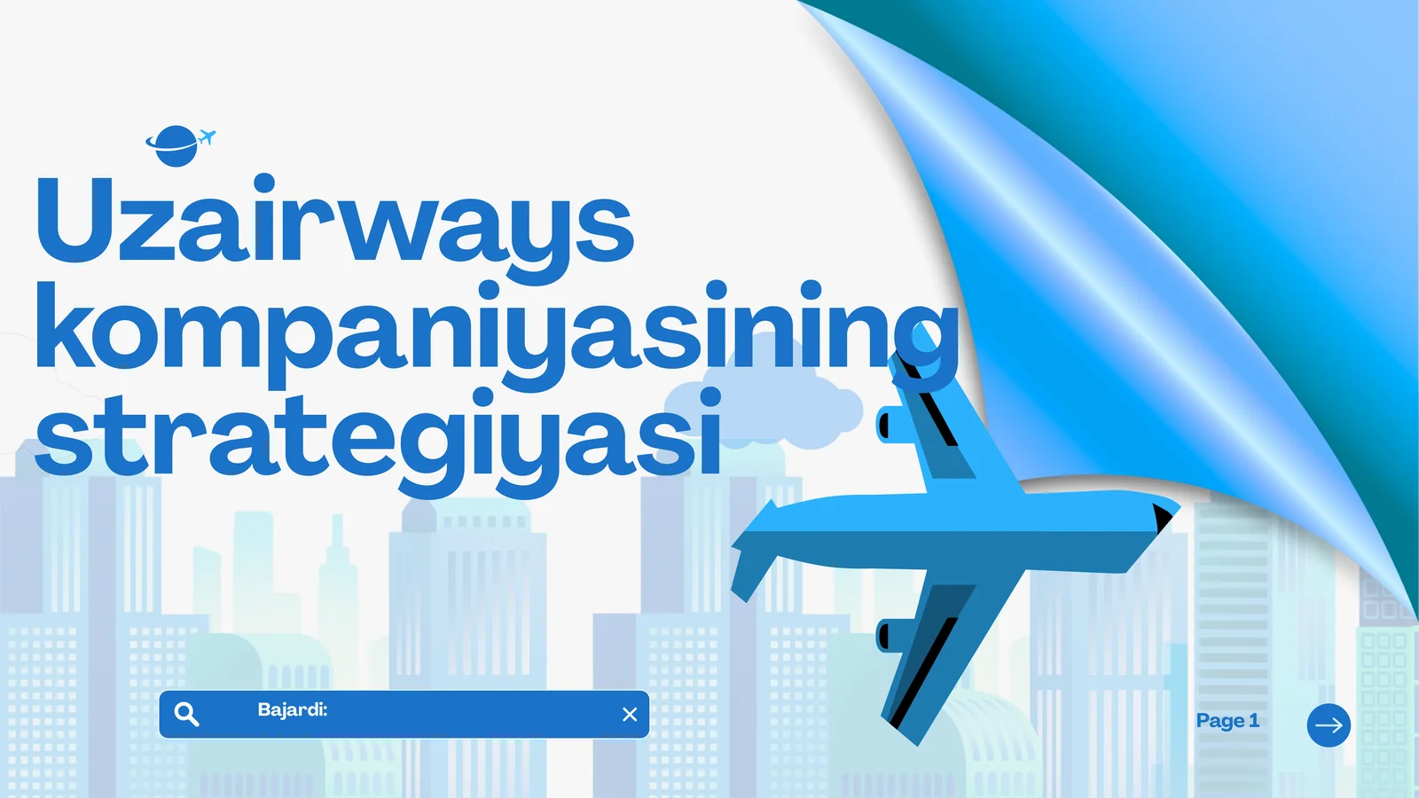 Uzairways kompaniyasining menejment strategiyasi