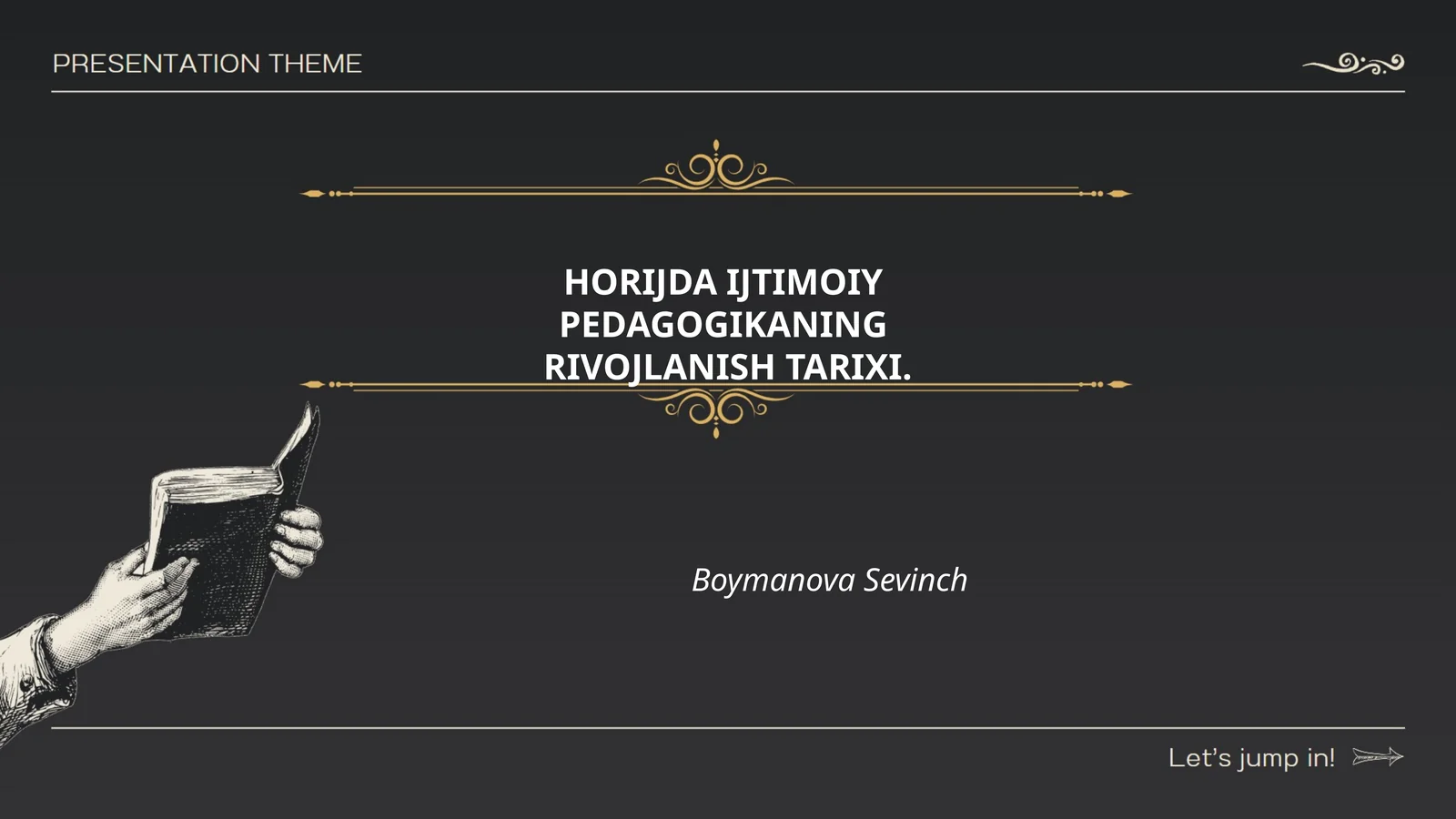 Horijda Ijtimoiy Pedagogikaning Rivojlanish Tarixi