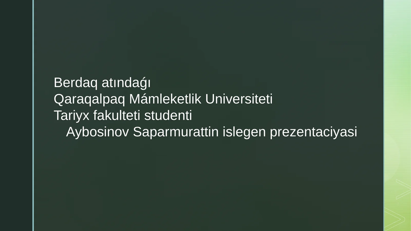 Qaraqalpaq xaliqqosiqlari