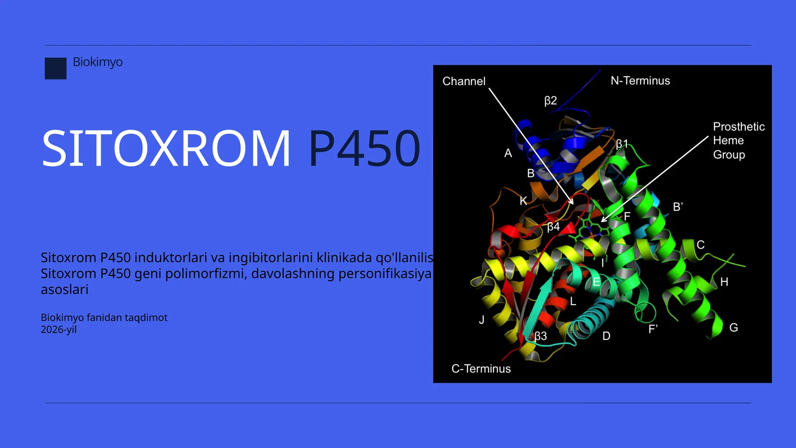 Sitoxrom P450 induktorlari va ingibitorlarini klinikada qo'llanilishi