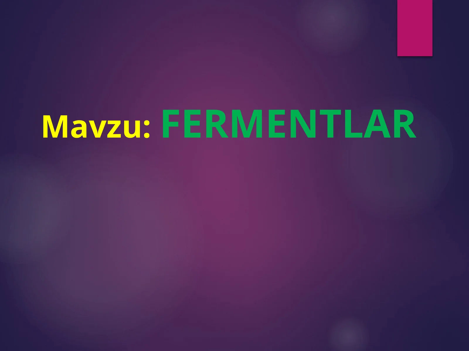 FERMENTLAR