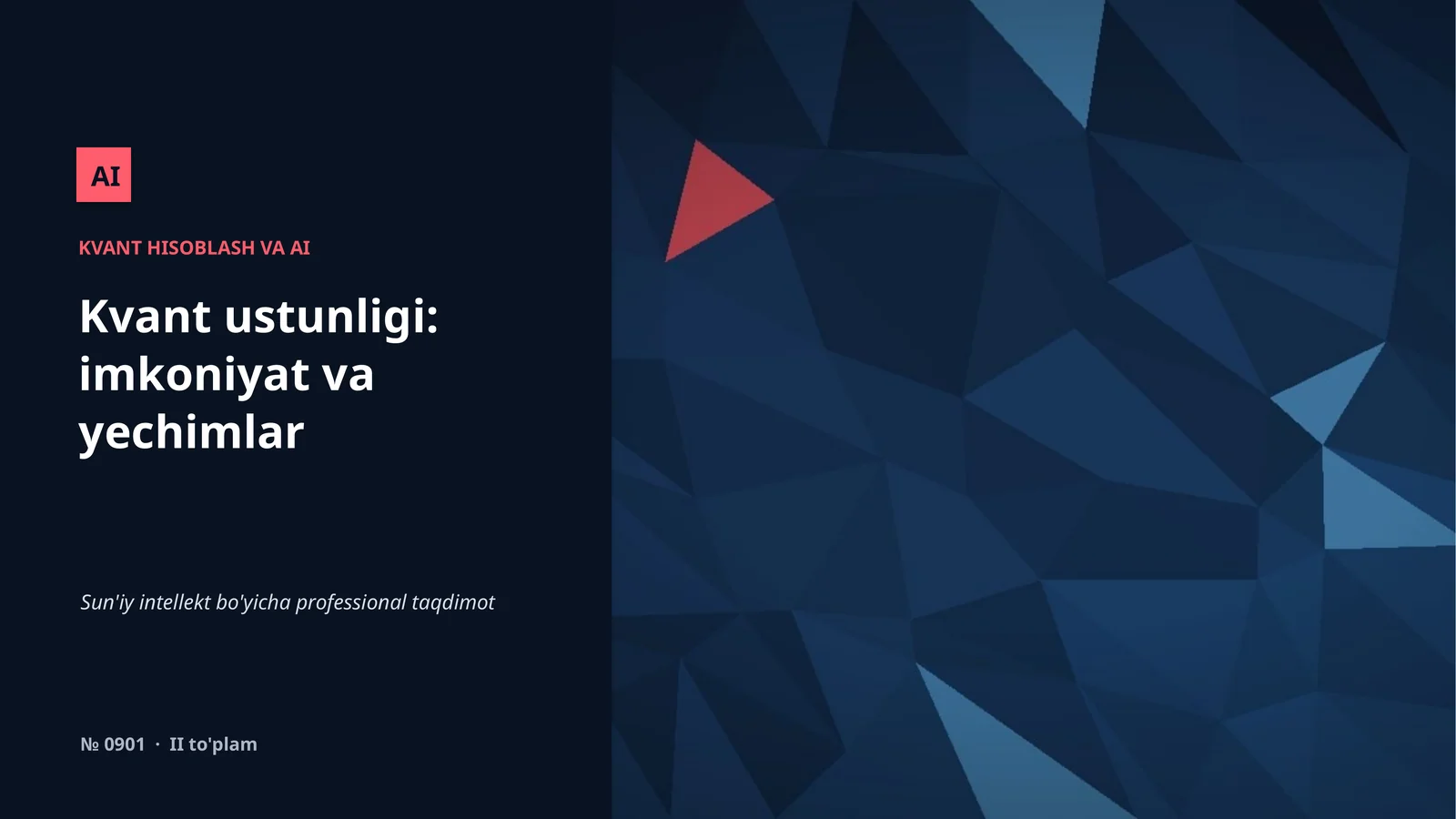 KVANT HISOBLASH VA AI