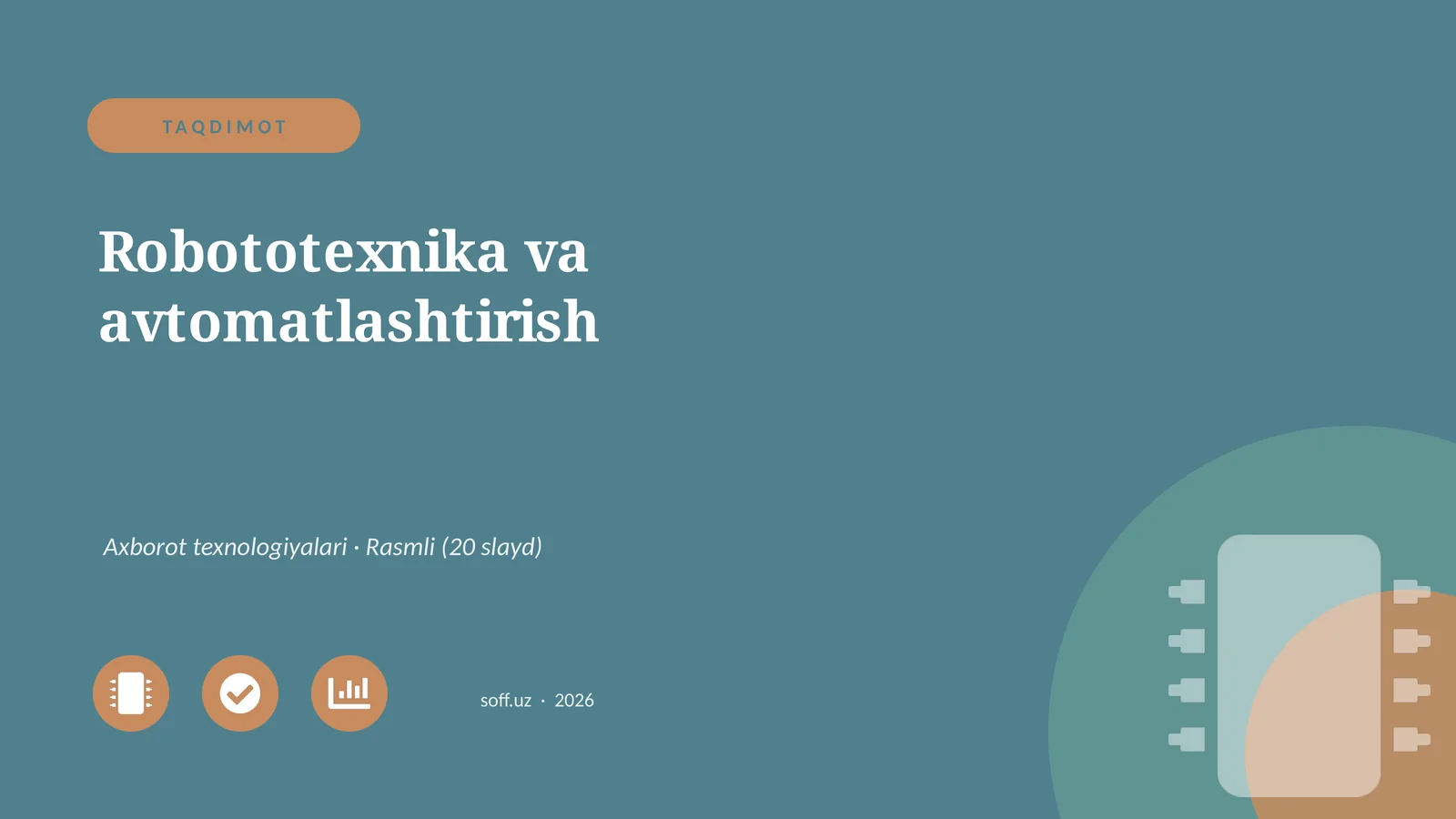 Robototexnika va avtomatlashtirish