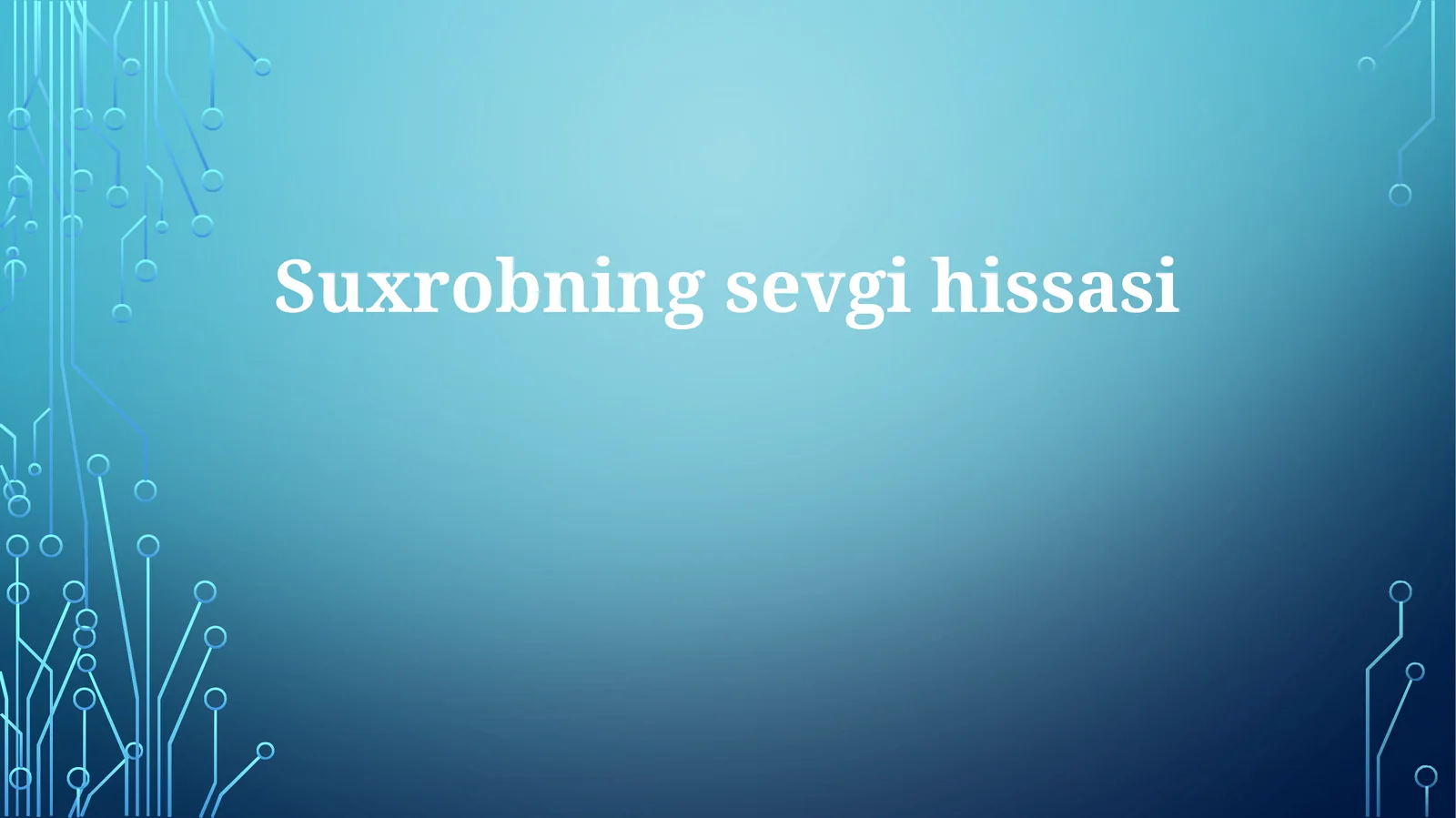 Suxrobningsevgihissasi