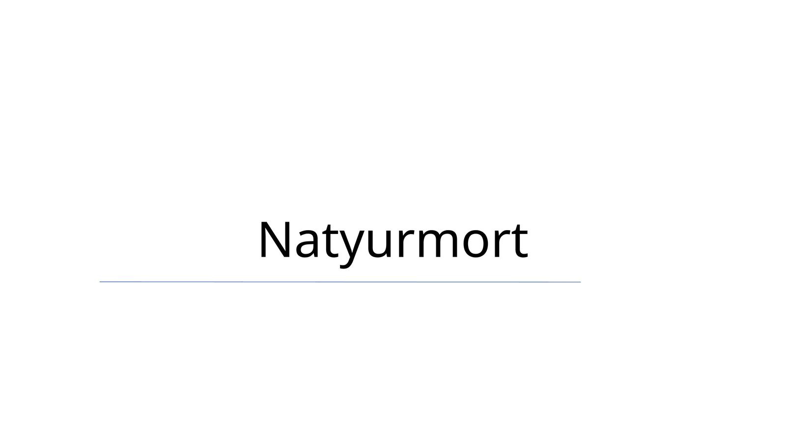 Natyurmort